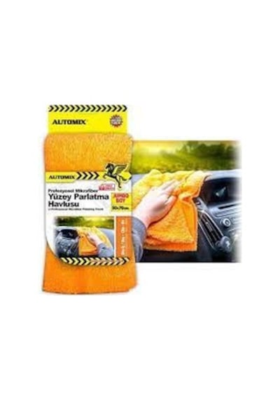 Automix Oto Ev Pürüzsüz Mikrofiber Yüzey Parlatma Bezi 50X50