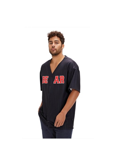 Bad Bear 24.01.30.001 Homer Shirt Siyah 001