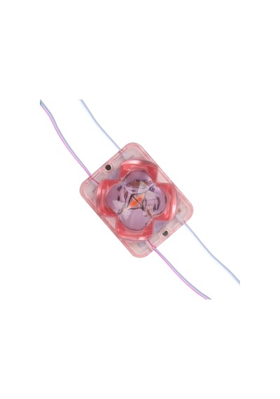Powermaster Pm-14716 12 Volt 2 Watt Pembe Yanıp Sönen Çakar 4333-3030 Modül Led 43x33x28mm Diğer