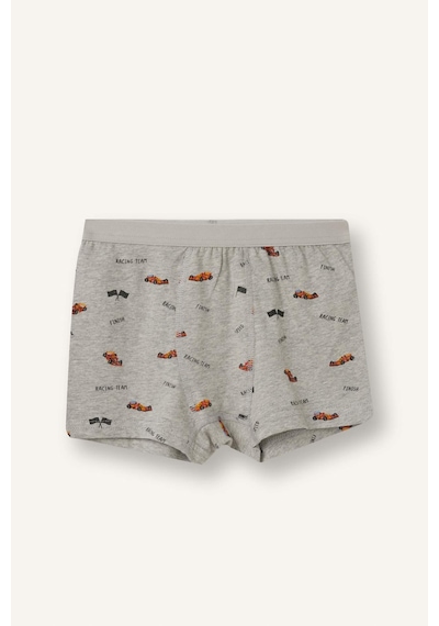 Defacto Araç Baskılı Penye 3lü Boxer Erkek Çocuk H1601a826smbk81 Siyah-bk81