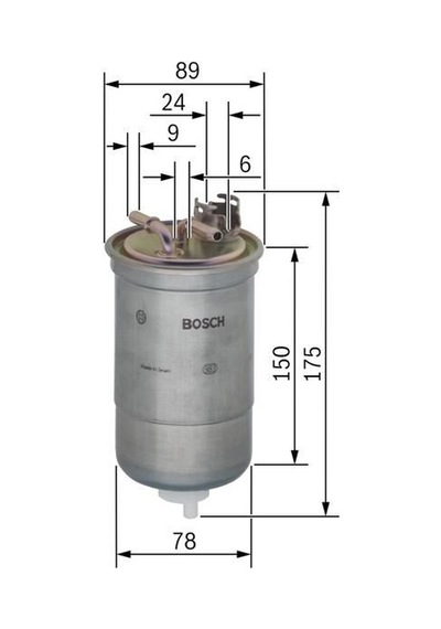 Bosch F026400454 Hava Filtresi