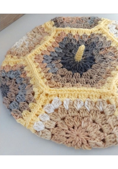 Kemzey Handmade El Yapımı Ressam Beresi , Kadın Ressam Bere, Renkli Kadın Bereleri Açık Sarı