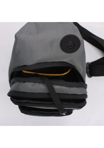Bagacar Mega Model 1006 Gri Unisex Body Bag Omuz Çantası