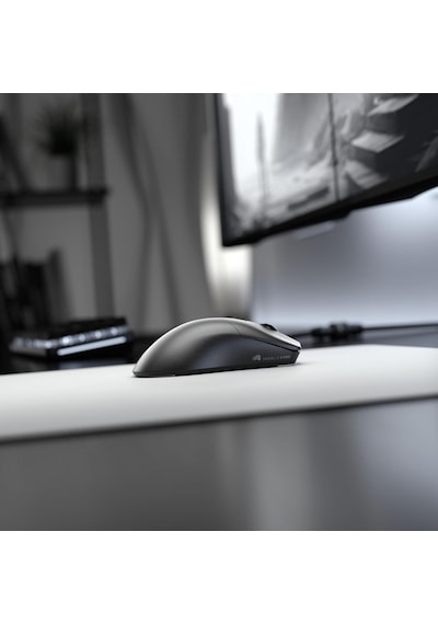 Oyun Modeli O 2 Pro Kablosuz Oyun Faresi - 2.4 Ghz Kablosuz 1 Ms Gecikme, 100 Milyon Tıklama, 57 G, Uzun Pil Ömrü, 26k Dpı İle Bamf 2.0 Sensör, Çok Yönlü, 6 Düğme, Ptfe Ayaklar - Siyah