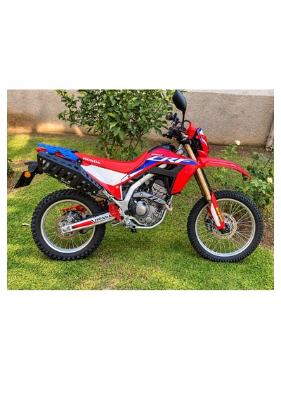 Honda Crf250l / Crf250 Rally 2021 2026 Uyumlu Yan Çanta Demiri Egzoz Koruma