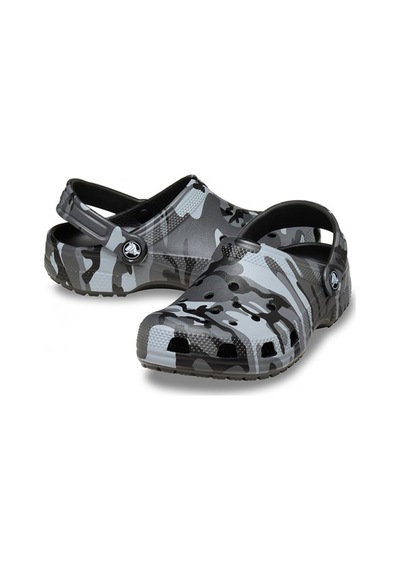Crocs Classic Camouflage Çocuk Terlik Siyah