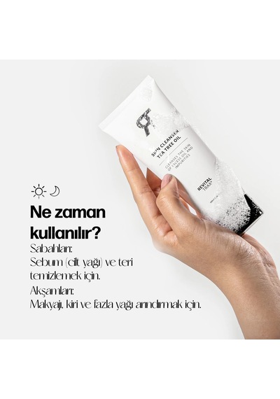 Revitaltrax Çay Ağacı Yağlı Yüz Temizleme Köpüğü 100 ML