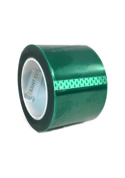 Yeşil Polyester Bant 50mmx66mt 200℃ Yüksek Isıya Dayanıklı Maskeleme Bandı