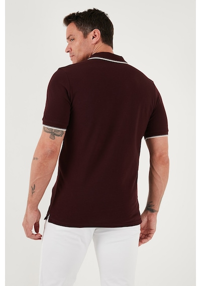 Buratti Pamuklu Regular Fit 3'Lü Paket Erkek Polo Yaka T Shirt 59029641518S3 Haki-Vişne-Beyaz-Mavi