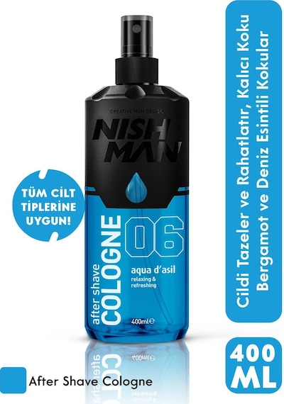 Tıraş Sonrası Kolonya - Aqua D Asil No.6 Special Edition - 400 Ml