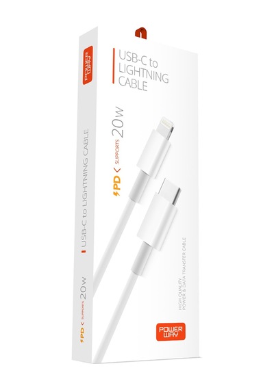 PD20 Usb-C to Lightning Kablo - Apple Uyumlu iPhone  Şarj Kablosu