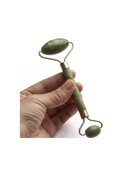 Yeşim Taşı Masaj Aleti Jade Roller Yeşim Taşlı Yüz Masaj Aleti