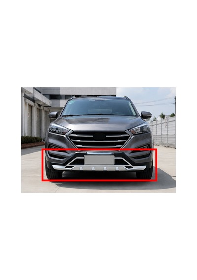 2015-2017 Hyundai Tucson Ön Tampon Koruma Difüzör İthal Premium Ön Lip Tampon Eki Dayanıklı Ve Şık Tasarım