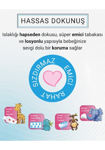 Bebek Bezi 5 Numara (11-18 Kg) Junior 208 Adet – Ekstra Jumbo Set, 12 Saat Kuruluk