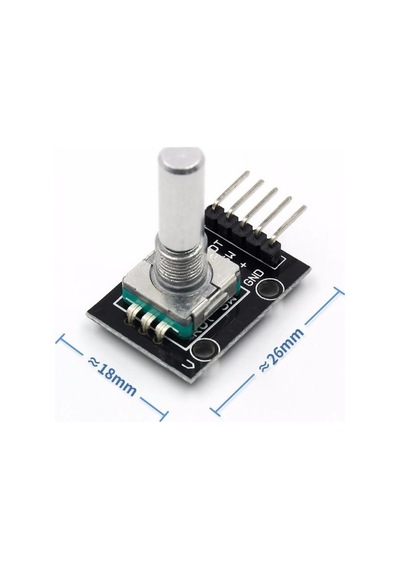 Ky-040 Rotary Encoder Modül 20 Pals Pwm 360 Derece Döner Butonlu Dijital