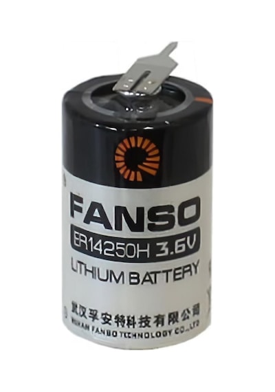 Fanso ER14250H 3.6V 2 Pin 1/2AA Kısa Lityum Pil