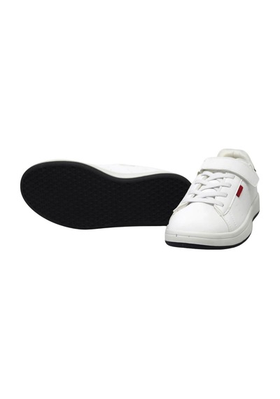 Pepino P-1539 Beyaz / Siyah Unısex Çocuk Cırt Bağlı Sor Ayakkabı Beyaz / Siyah