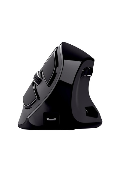 23731 Şarj Edilebilir Kablosuz Dikey, Ergonomik Mouse, Usb Alıcısı Veya Bluetooth Bağlantısı, 9 Adet Buton 5 Tanesi Programlanabilir ,led Ekran,bluetooth Sürümü 5.0,rf 2.4ghz