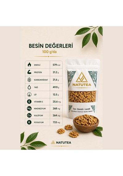 Natutea Ceviz İçi 100 G Kuruyemiş