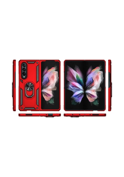 Zore Galaxy Uyumlu Z Fold 3 Kılıf Msra Vega Kapak - Gold Gold