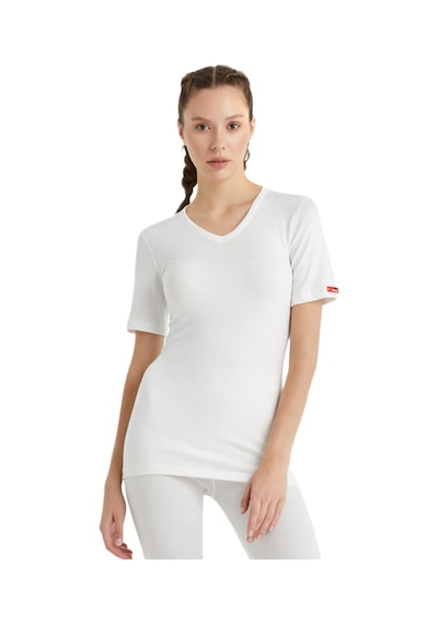 Blackspade Unisex Termal T-shirt 2. Seviye 1263 Beyaz