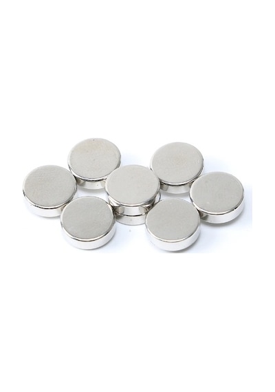 Yuvarlak Neodyum Mıknatıs, Güçlü Magnet, Ebat ve Adet Seçenekli 10 Lu Paket-10X1 Mm