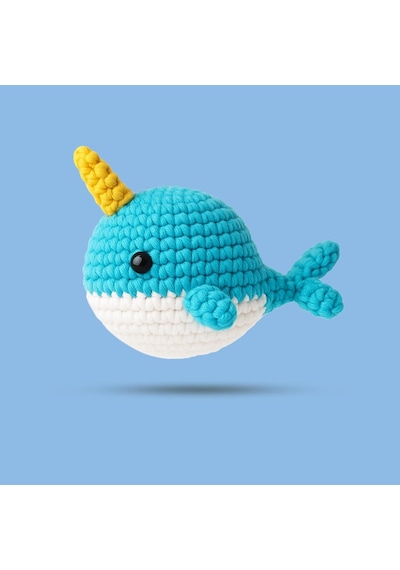 Balina Amigurumi Tığ Kiti - Pratik Örgü İp Diğer