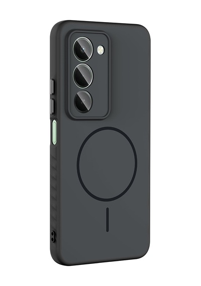 Xiaomi Redmi 15 Kılıf Kamera Lens Korumalı Magsafe Destekli Silikon Pazarplus Altın