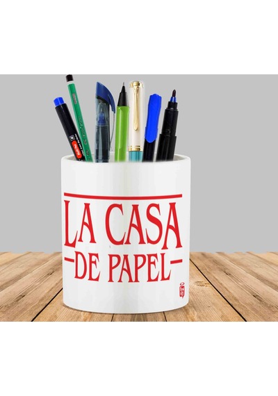 La Casa De Papel Kaktüs Sukulent Saksı Kalemlik