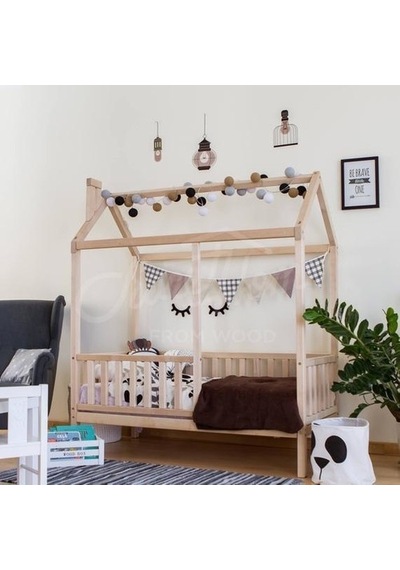 Köşk_Mobilya Köşk Mobilya Montessori Yatak Çatılı Model 90X190
