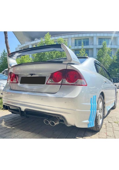 Honda Civic Fd6 Mugen Rr Arka Ek Siyah Plastik Sağ Sol Çift 2006-2011 Arka-bodykit-ek-karlık