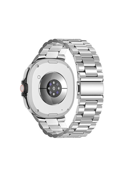 Samsung Galaxy Watch 8 40mm /watch 8 44mm / Classic 46mm Uyumlu Paslanmaz Çelik Metal Baklalı Kordon