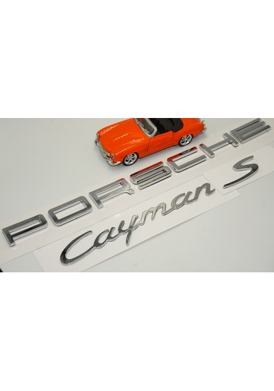 Porsche Cayman S Bagaj 3M 3D Abs Yazı Logo Amblem Seti (549184602)