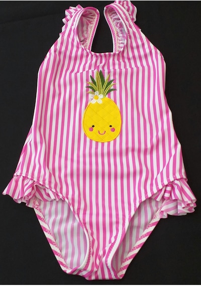 Sunsurf Kız Çocuk Mayosu Pembe