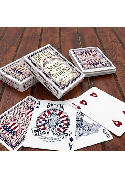Bicycle Stars And Stripes Yıldızları Ve Çizgileri Premium Oyun Kağıdı İskambil Kartları Destesi