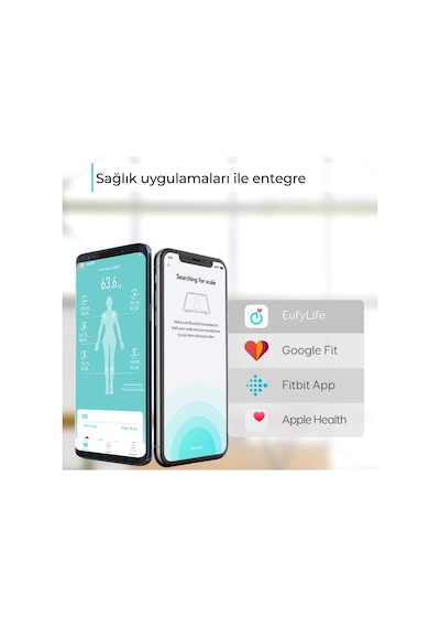 Fabcio Fitsmart Bloetooth Yağ Ölçer Akıllı Baskül