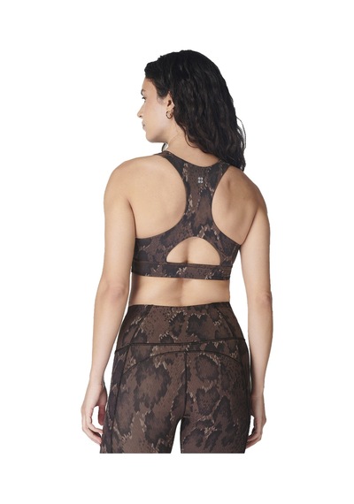 Sweaty Betty Sweaty Betty Super Soft Reversible Kadın Kahverengi Yoga Bra 44052 Kahve