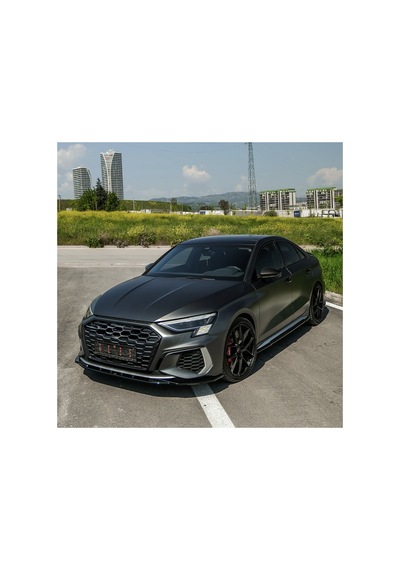 Audi A3 S Line 2020+ Yan Marşpiyel 8y Kasa Piano Black Marşpiyel Eki Seti