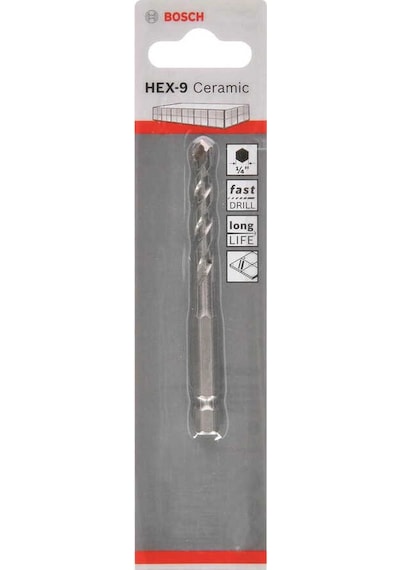 Bosch Altıgen Şaftlı, HEX-9 Serisi Seramik için Matkap Ucu 3*90 mm