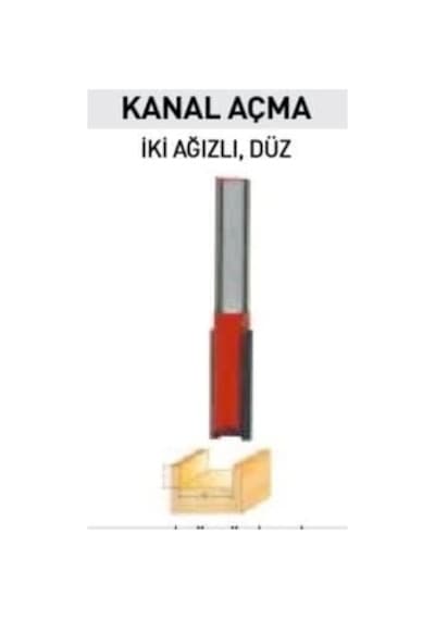 Mey İthalat Eurostar 14403 İki Ağızlı Freze Kanal Açma Bıçağı 8x8x25 Mm