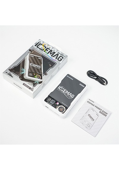 Sharge ICEMAG - Aktif Soğutmalı Manyetik Kablosuz PowerBank - Siyah