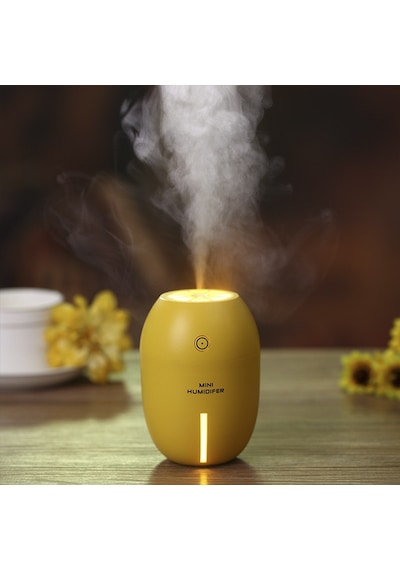 Limon Tipi Işıklı Mini Hava Nemlendirici 180 ML