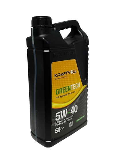 Kraftvoll Germany Green Tech 5W-40 Tam Sentetik Motor Yağı 5 L
