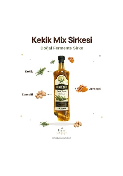 Sirke Günlüğüm Kekik Mix Sirkesi 1 L