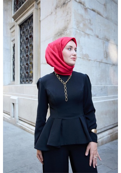 Silk Home Monogram Pamuk İpek Eşarp 130001-09 Narçiçeği