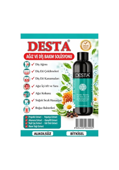 Desta Ağız Ve Diş Bakım Solüsyonu 2 Adet