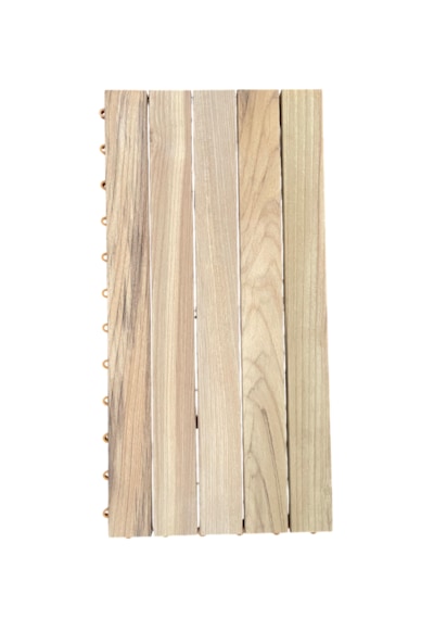 Teak Karo Deck 30cm 60cm Geçmeli Yer Karosu