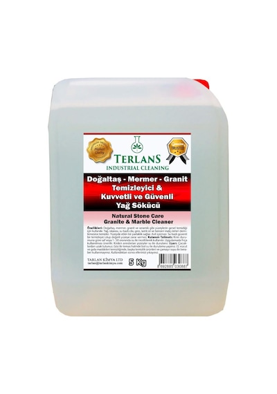 Terlans Doğaltaş Mermer Granit Yüzey Temizleyici 5 KG