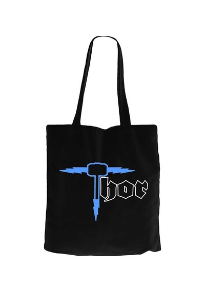 Thor Stormbreaker Siyah Kanvas Bez Çanta Siyah