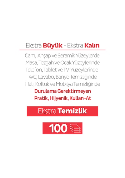 Sleepy Easy Clean Yüzey Temizlik Havlusu & Mendili Doğa-çiçek Serisi 6x100 Karma Paket Beyaz